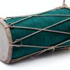 Indian Folk Drum Dholak11 Leather Wood Musical Instrument-0
