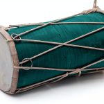 Indian Folk Drum Dholak11 Leather Wood Musical Instrument-0