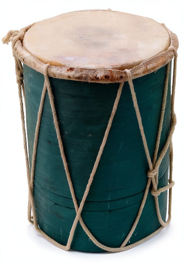 Indian Folk Drum Dholak11 Leather Wood Musical Instrument-6