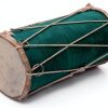 Indian Folk Drum Dholak11 Leather Wood Musical Instrument-2