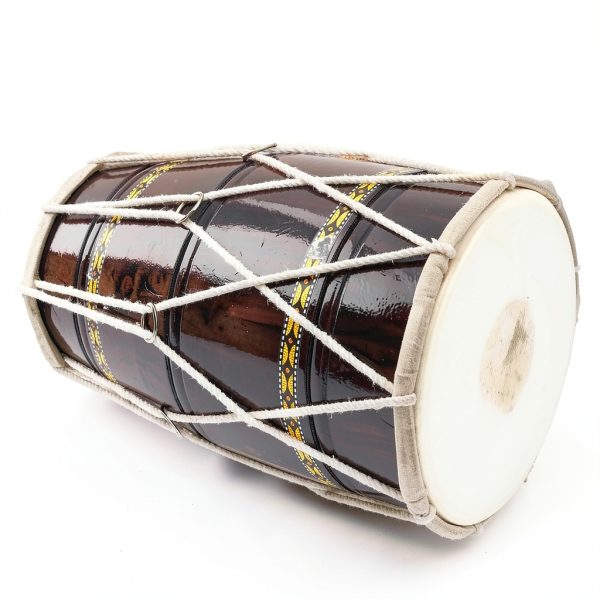 Indian Folk Drum Brown Wood Tabla-1