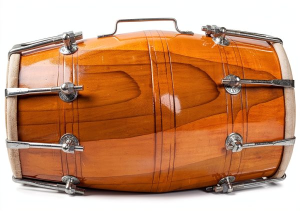 Handmade Wooden Dholak by CHOPRA Musical Instruments-3