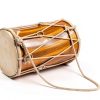 Indian Folk Drum Painted Wood Dholak30-3