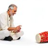 Indian Folk Drum Wood Painted Musical Instrument-3