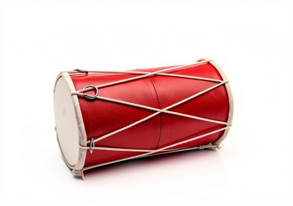 Indian Dholak Drum Leather Wood Handmade Musical Instrument-3
