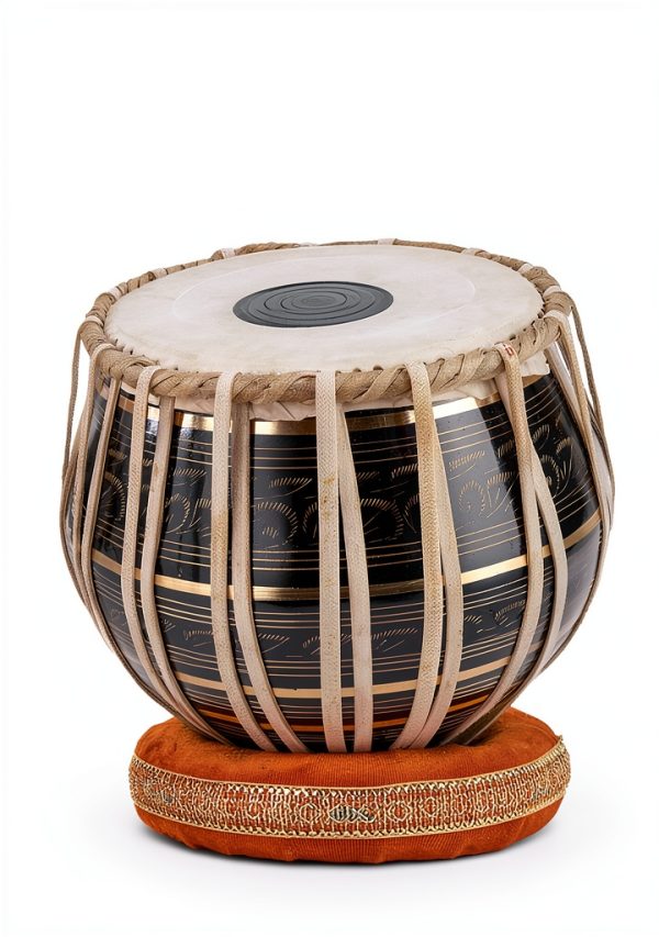 Tabla Drum Set Black Brass by Queen Brass-3