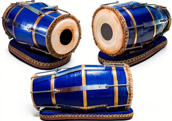 Professional Dholak Handmade in India Wood Tabla-3