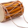Indian Folk Drum Painted Wood Dholak30-8