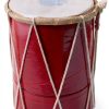 Indian Dholak Drum Leather Wood Handmade Musical Instrument-8