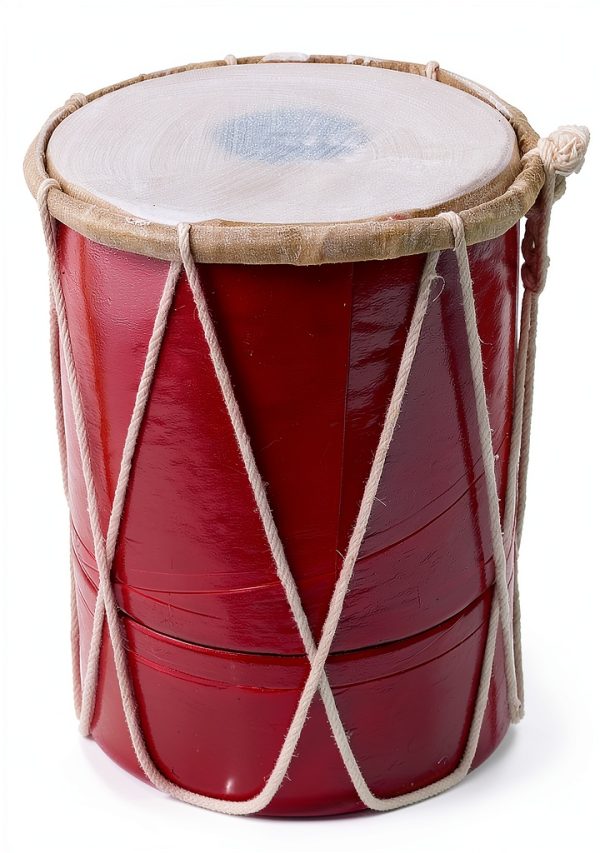 Indian Dholak Drum Leather Wood Handmade Musical Instrument-8