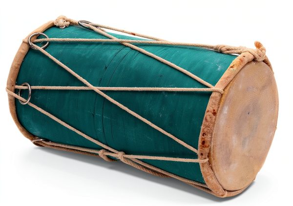 Indian Folk Drum Dholak11 Leather Wood Musical Instrument-1