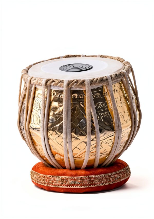 Tabla Set Golden Professional Brass Wood-3