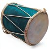 Indian Folk Drum Dholak11 Leather Wood Musical Instrument-4