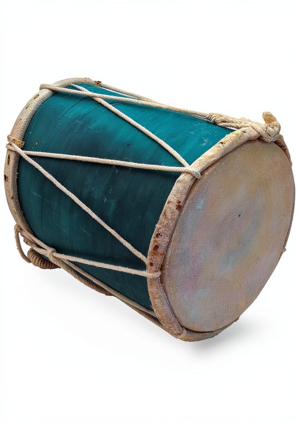 Indian Folk Drum Dholak11 Leather Wood Musical Instrument-4