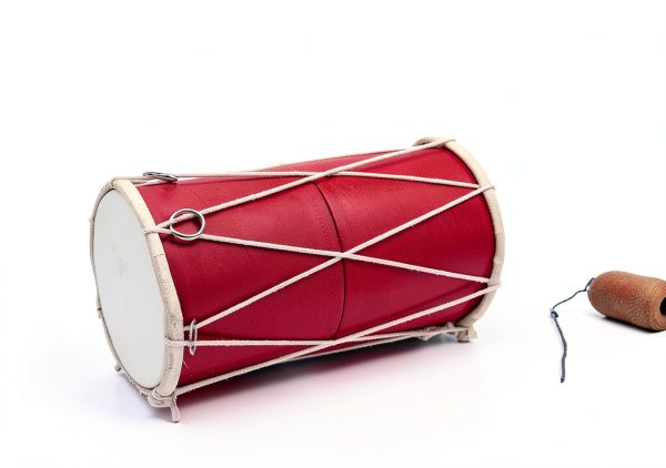 Indian Dholak Drum Leather Wood Handmade Musical Instrument-5