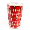 Indian Folk Drum Wood Painted Musical Instrument-6