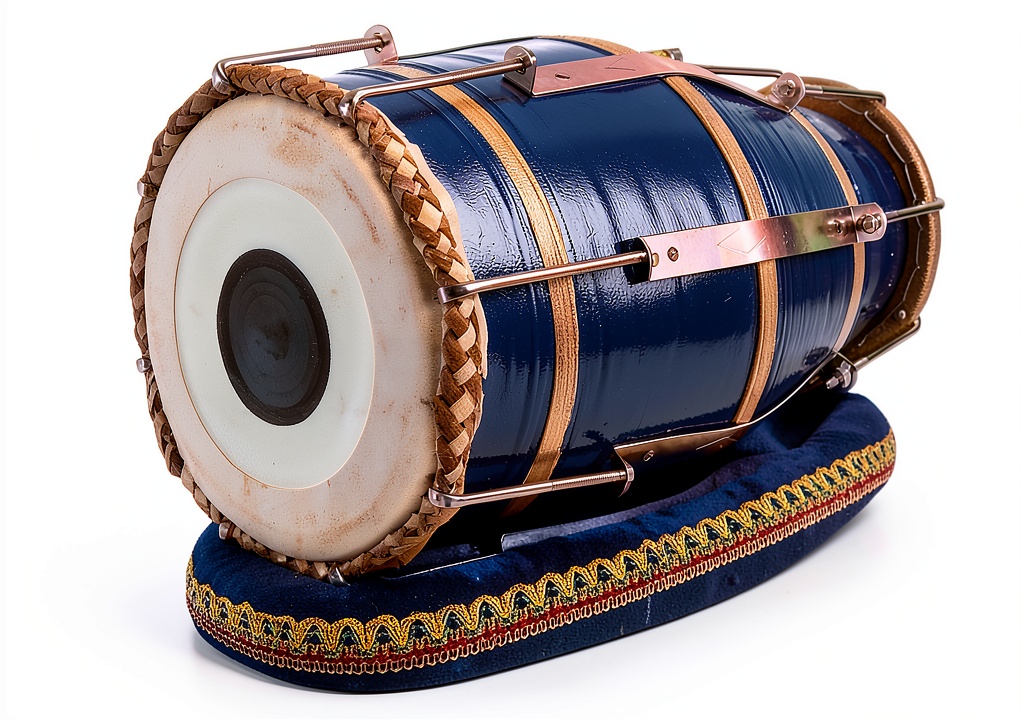 Professional Dholak Handmade in India Wood Tabla