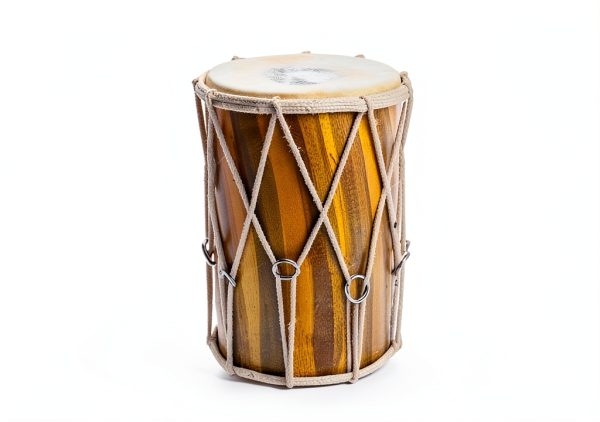 Indian Folk Drum Painted Wood Dholak30-6