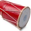 Indian Dholak Drum Leather Wood Handmade Musical Instrument-7