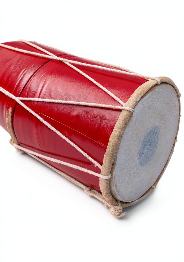 Indian Dholak Drum Leather Wood Handmade Musical Instrument-7