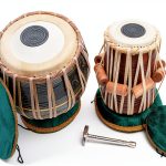 Zaza Percussion India Tabla Drum Set Brass-0