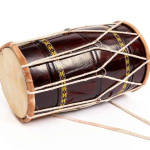 Indian Folk Drum Brown Wood Tabla-0
