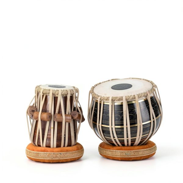 Tabla Drum Set Black Brass by Queen Brass-5